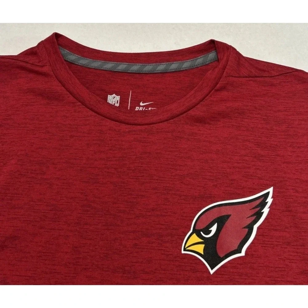 Mens Arizona Cardinals‎ Football Nike On Field Long Sleeve Shirt Sz Small EC 🏈